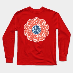 Paisley Bandanna Daisy Long Sleeve T-Shirt